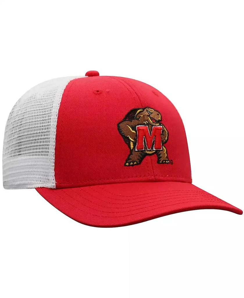 Top of the World Men's Red, White Maryland Terrapins Trucker Snapback Hat 4