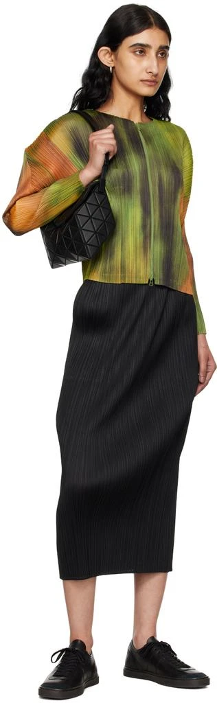 Pleats Please Green Turnip & Spinach Jacket 4