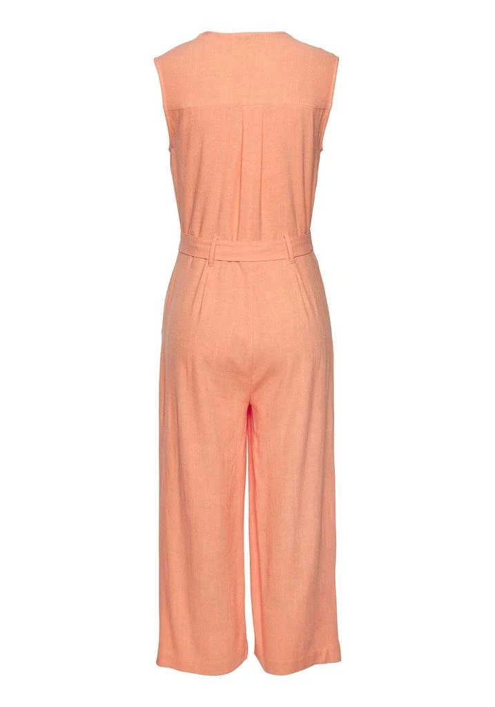 LASCANA Women
s Button Down Cropped Jumpsuit 4