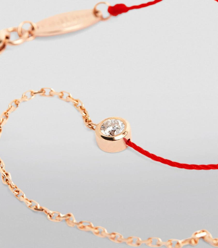 Redline Rose Gold and Diamond Pure Half-Chain Bracelet 5