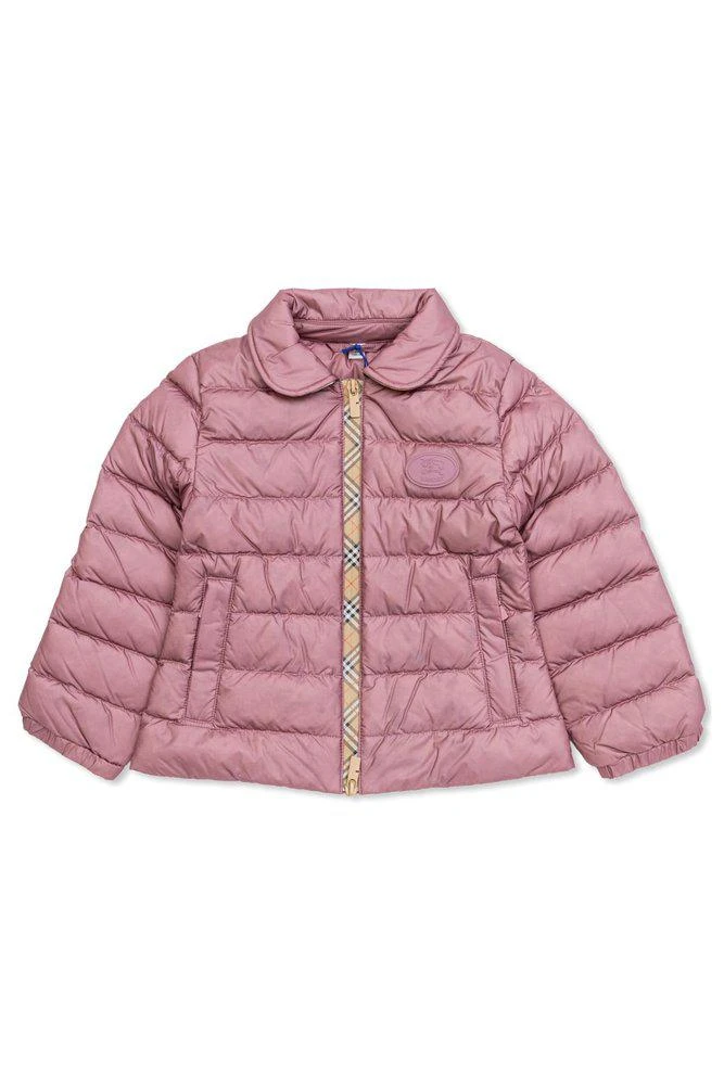 Burberry Burberry Kids Checker-Tape Puffer Jacket