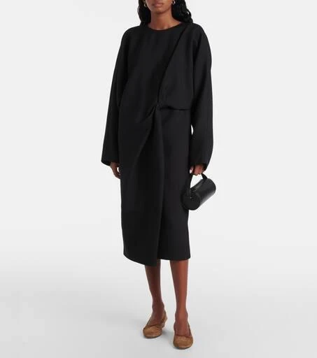 The Row Awar shearling-lined suede ballet flats 3