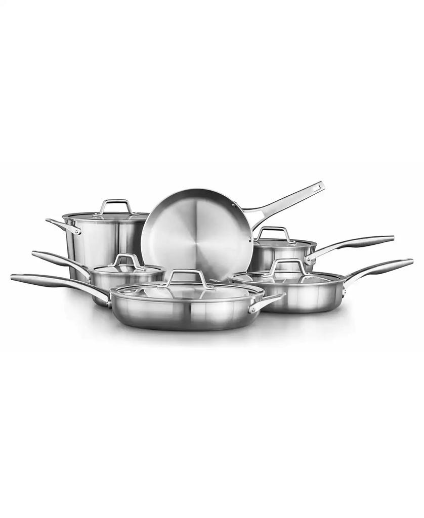 Calphalon Premier Stainless Steel Cookware Set, 11 Piece