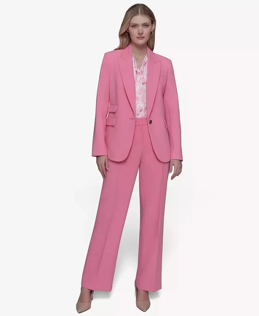 Karl Lagerfeld Paris Women's Single-Button Blazer 6