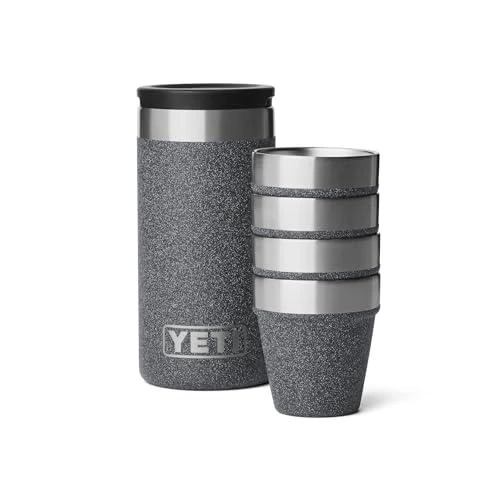 YETI YETI Shot Glasses with Carrying Case, Set of 4