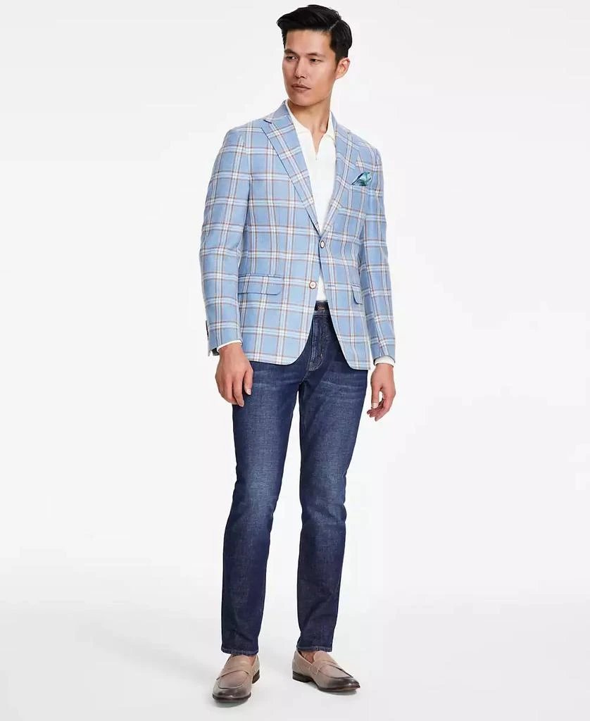 Tallia Men's Slim-Fit Plaid Wool-Blend Sport Coat 1