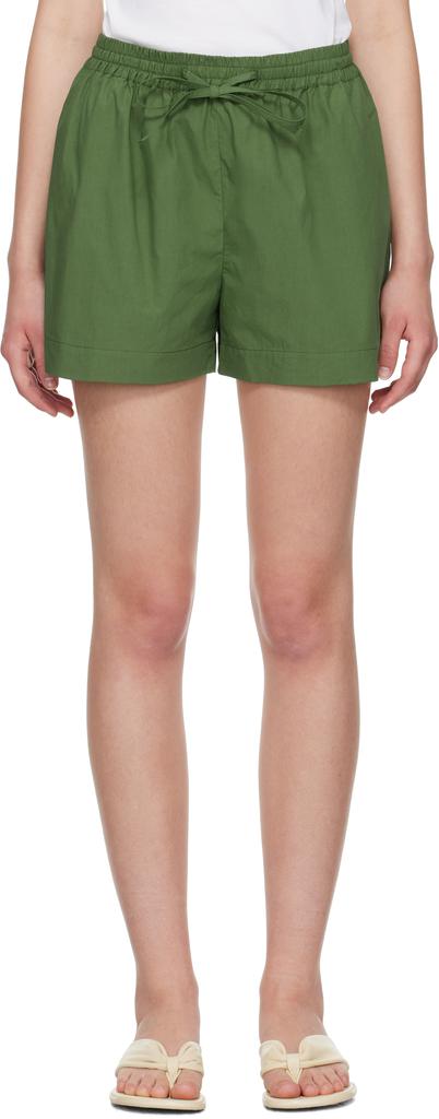 Matteau Green Relaxed Shorts