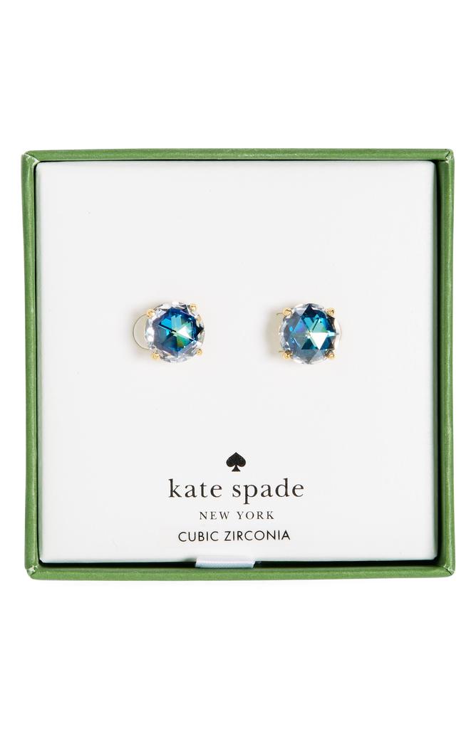 Kate Spade boxed round stud earrings