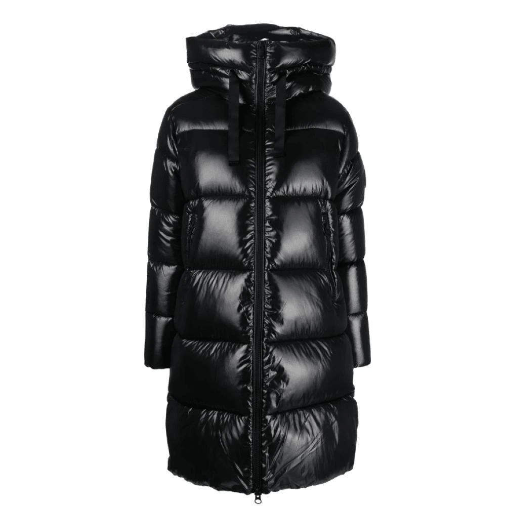 Save The Duck Women's Isabel Shiny 3/4 Heavy Puffer Coat 1