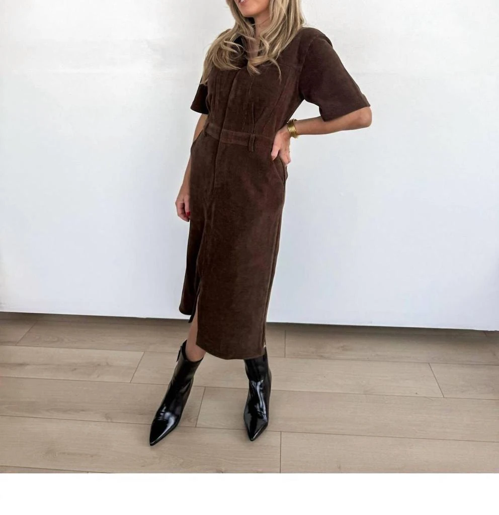 Keepsake Keepsake - Velvet Canyon Cord Dress 3