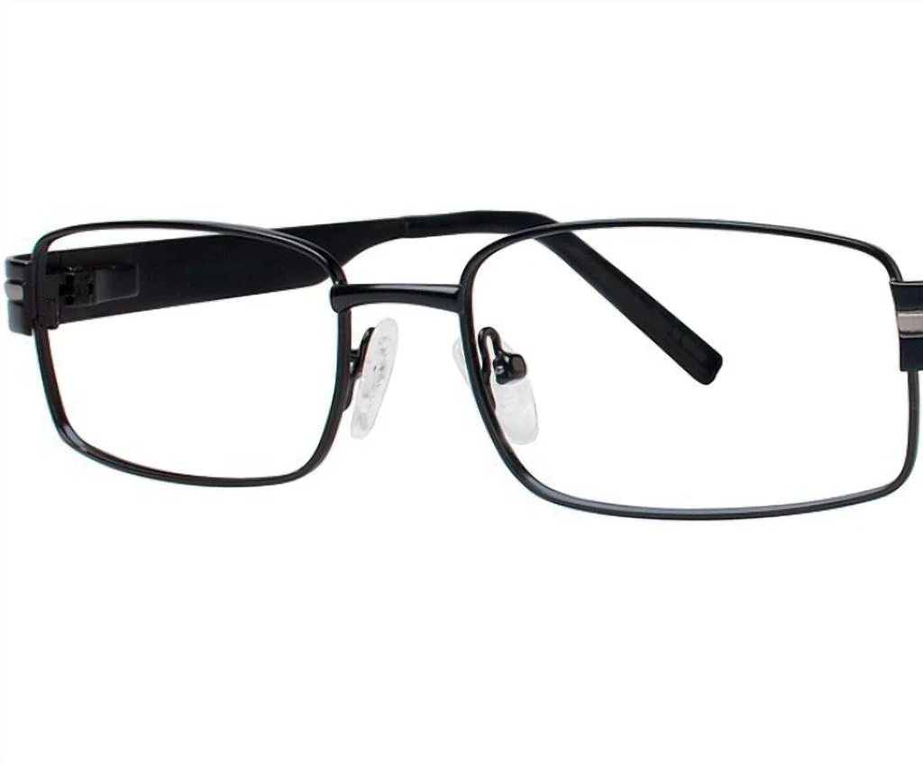 Giovani di Venezia Men
s Carl Rectangle Eyeglasses In Matte Black / Grey 2