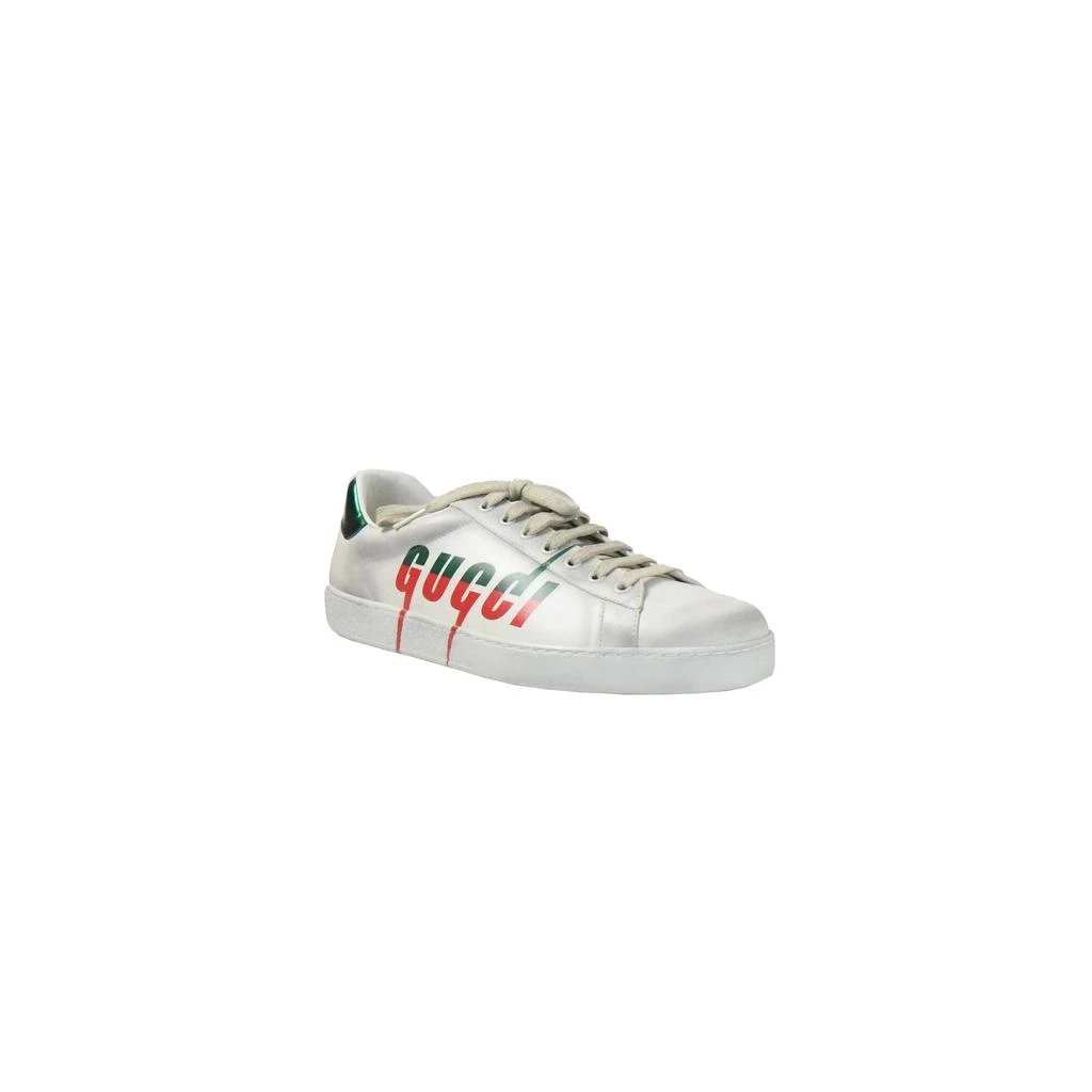 GUCCI Gucci Ace Logo Sneaker White Red Verde 1