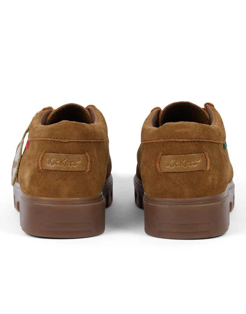 KICKERS Kickers Shoe lennon wall suede shoe in natural 3