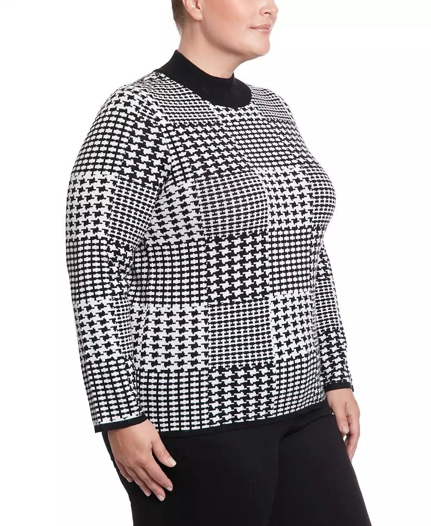 Joseph A Plus Size Long Sleeve Mock Neck Sweater 4