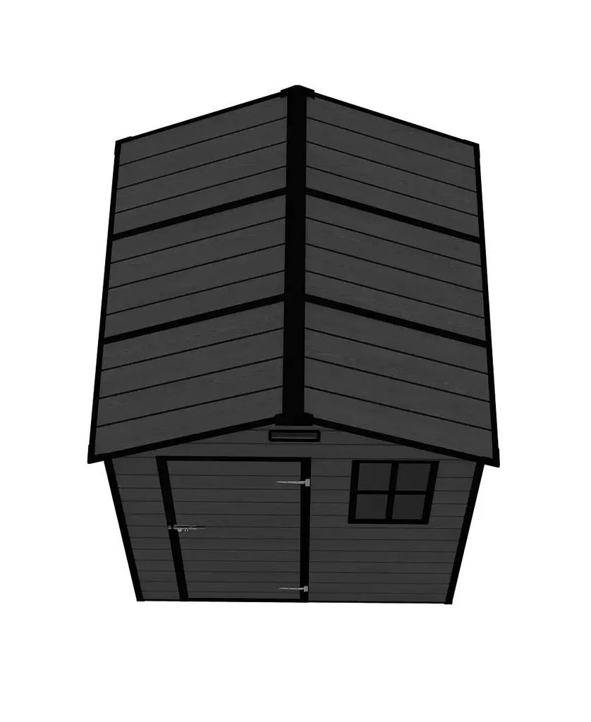 Streamdale Furniture Streamdale 6x6 Resin Storage Shed - Waterproof, UV Proof 6