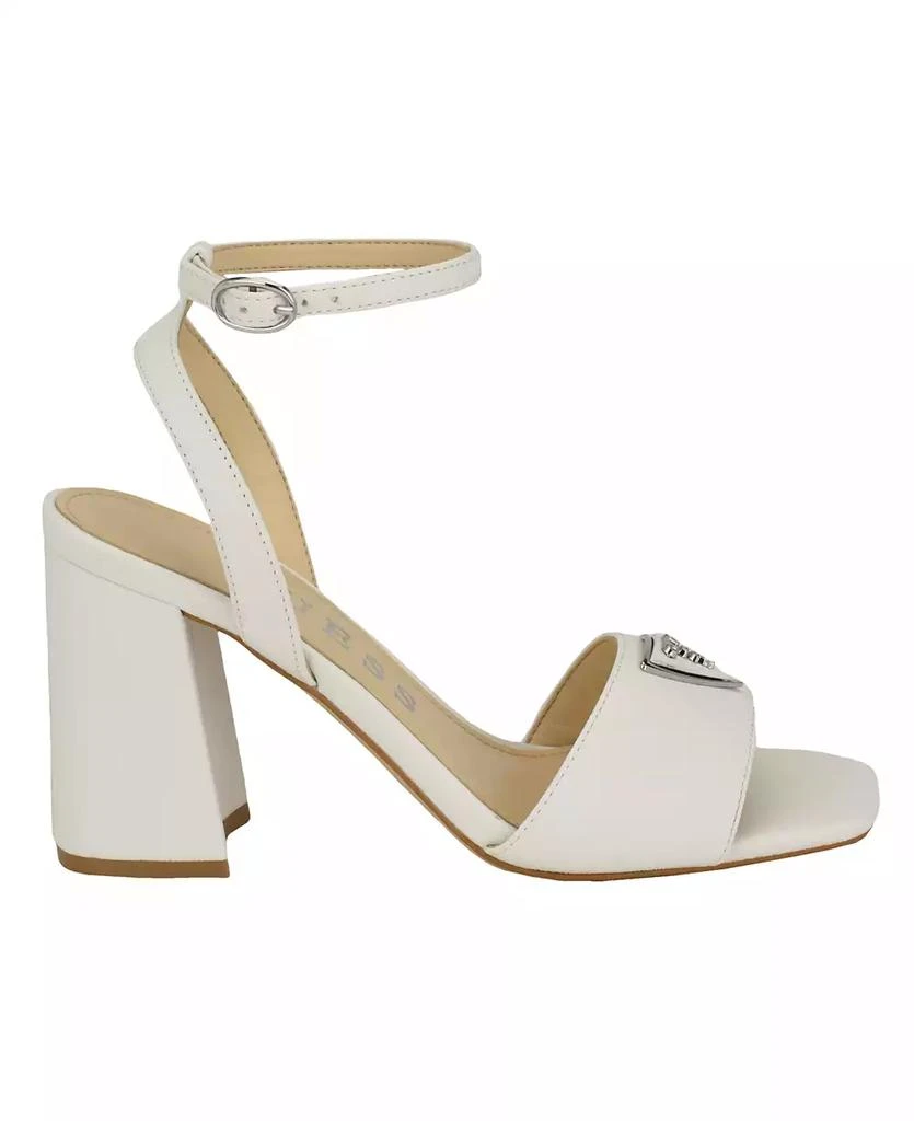 GUESS Women's Gelyae Ankle Strap Block Heel Sandals 2