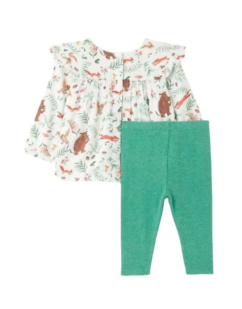 Joules Joules - Sophia Woven Long Sleeved Top With Rib Legging Set 2