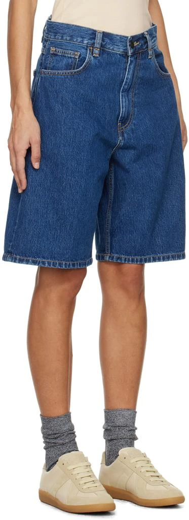 Carhartt WIP Navy Brandon Denim Shorts 2