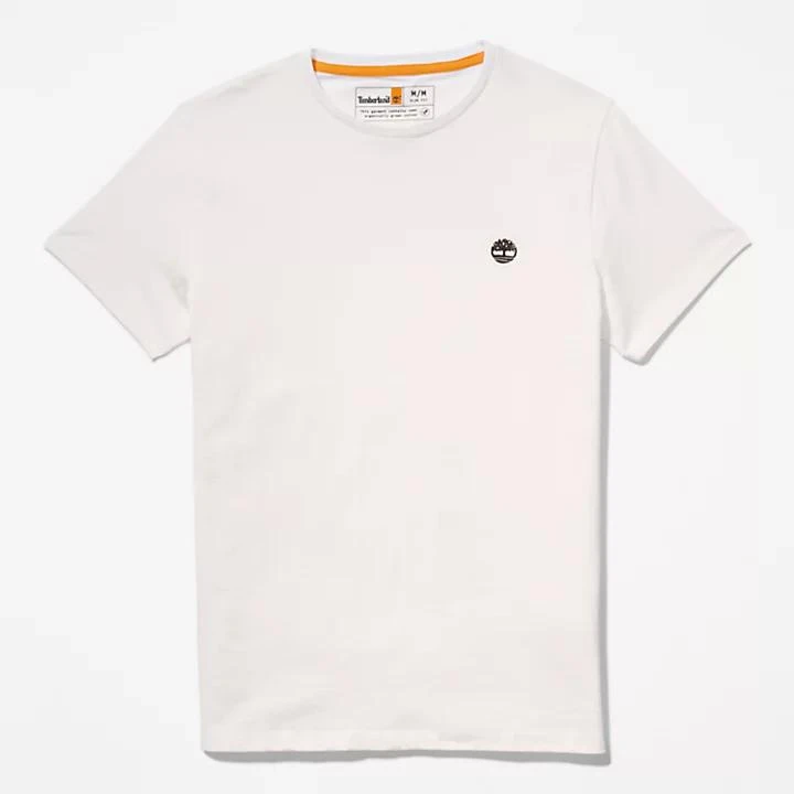 Timberland Cotton Logo T-Shirt for Men in White 6