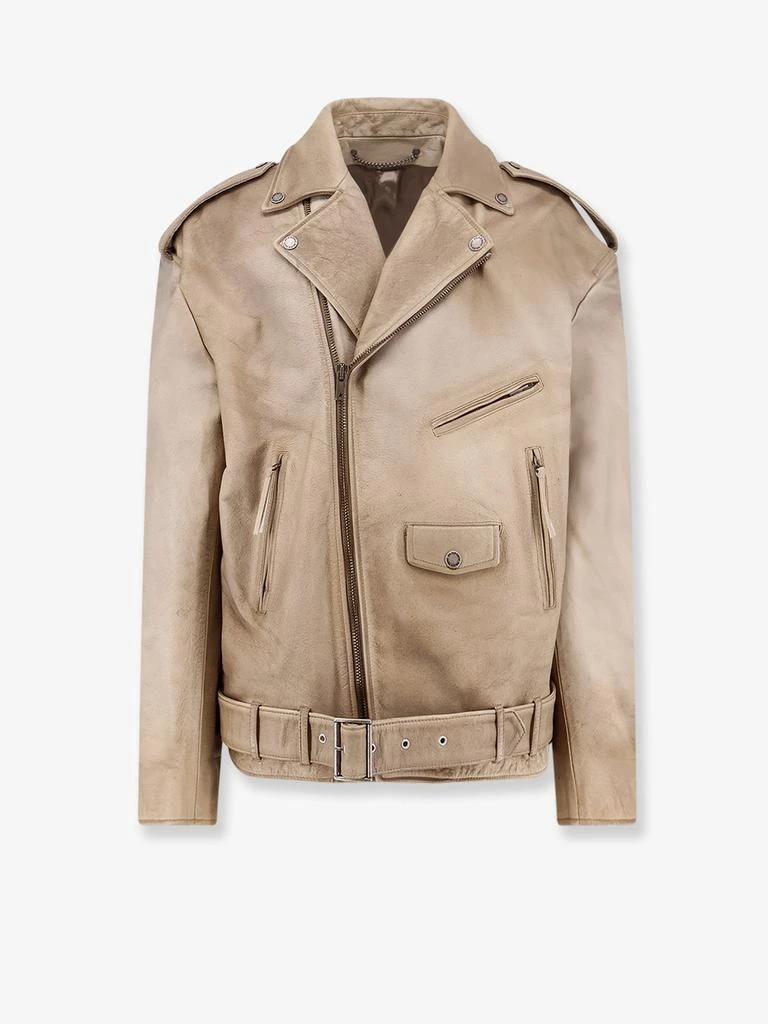 Golden Goose Phoebe Over leather jacket