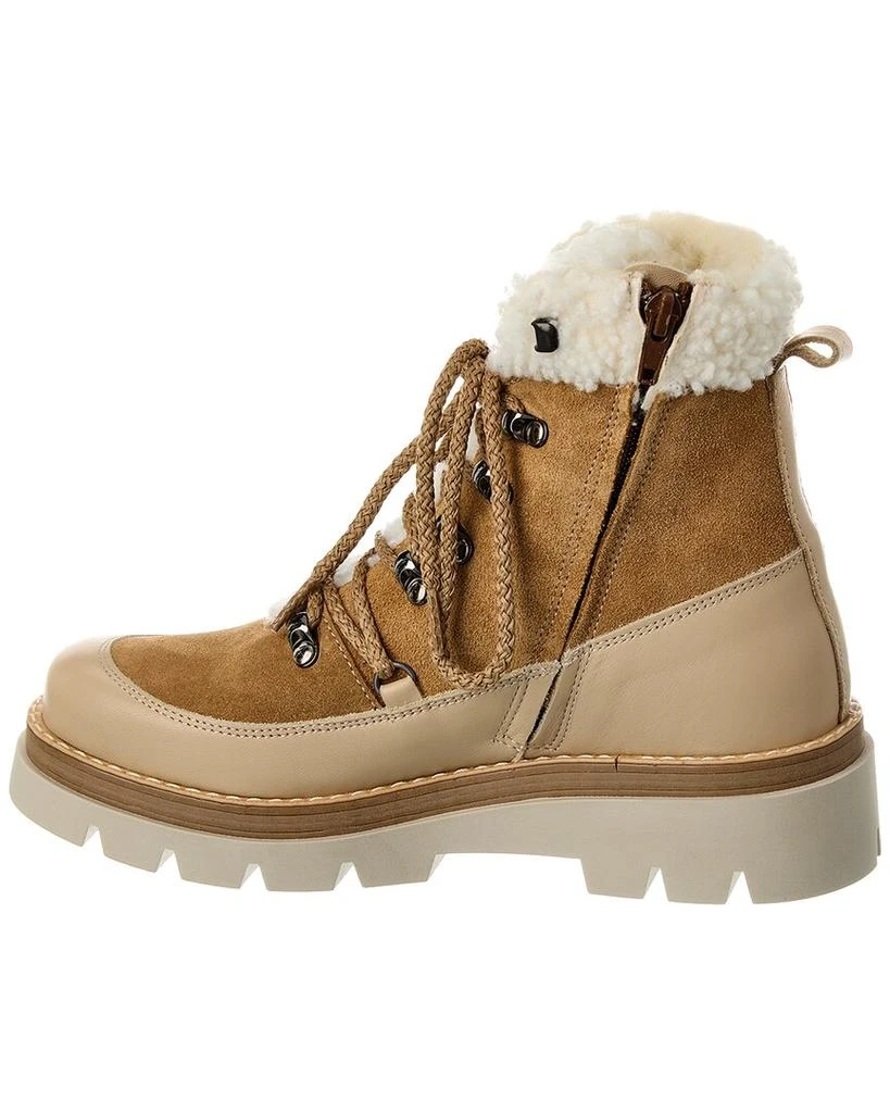 MONTELLIANA 1965 Rondine Leather & Suede Bootie 2