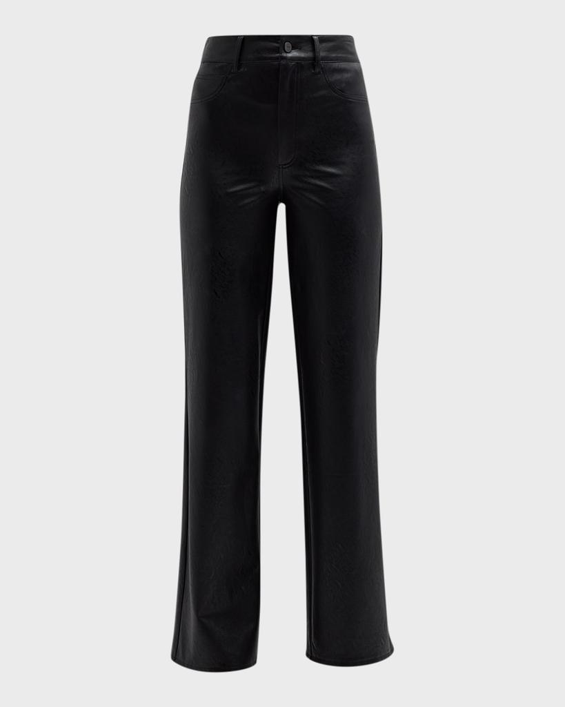 Paige Sasha Straight Faux-Leather Pants