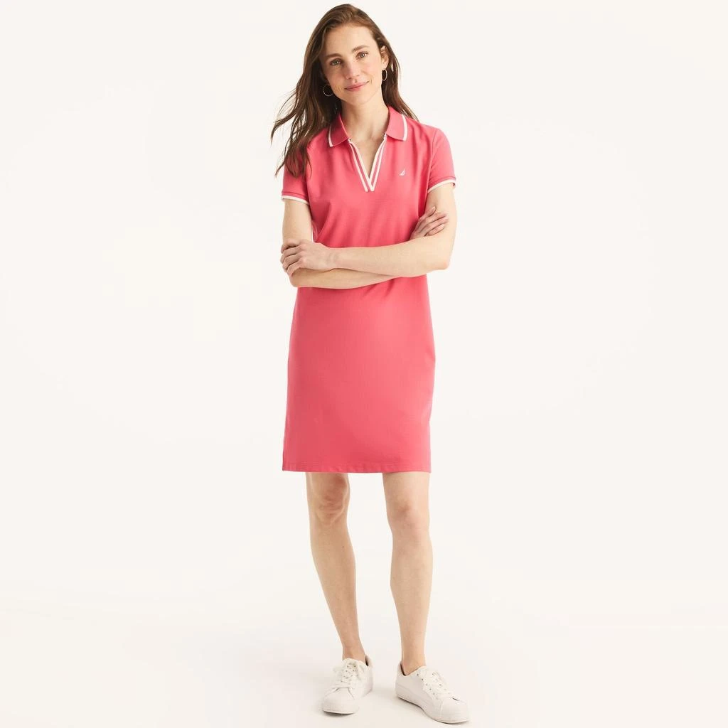 Nautica Womens Deck Polo Dress 8