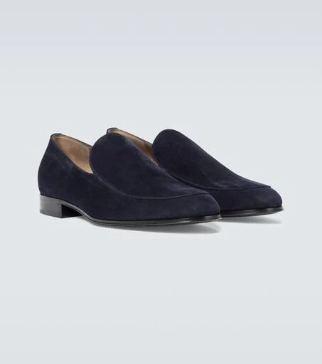 Gianvito Rossi Marcello suede loafers 5