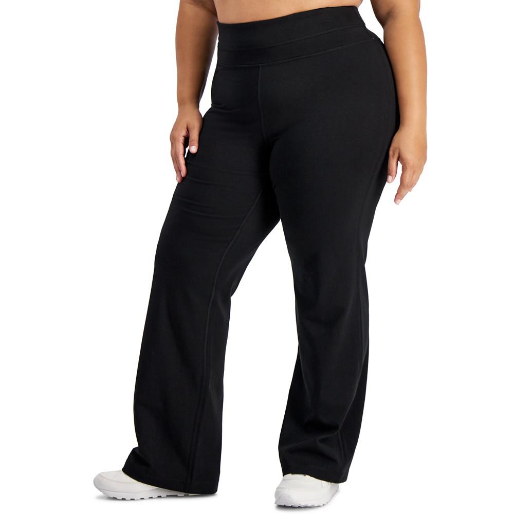 ID Ideology Plus Size Flex Stretch Active Yoga Pants, Created for Macy's