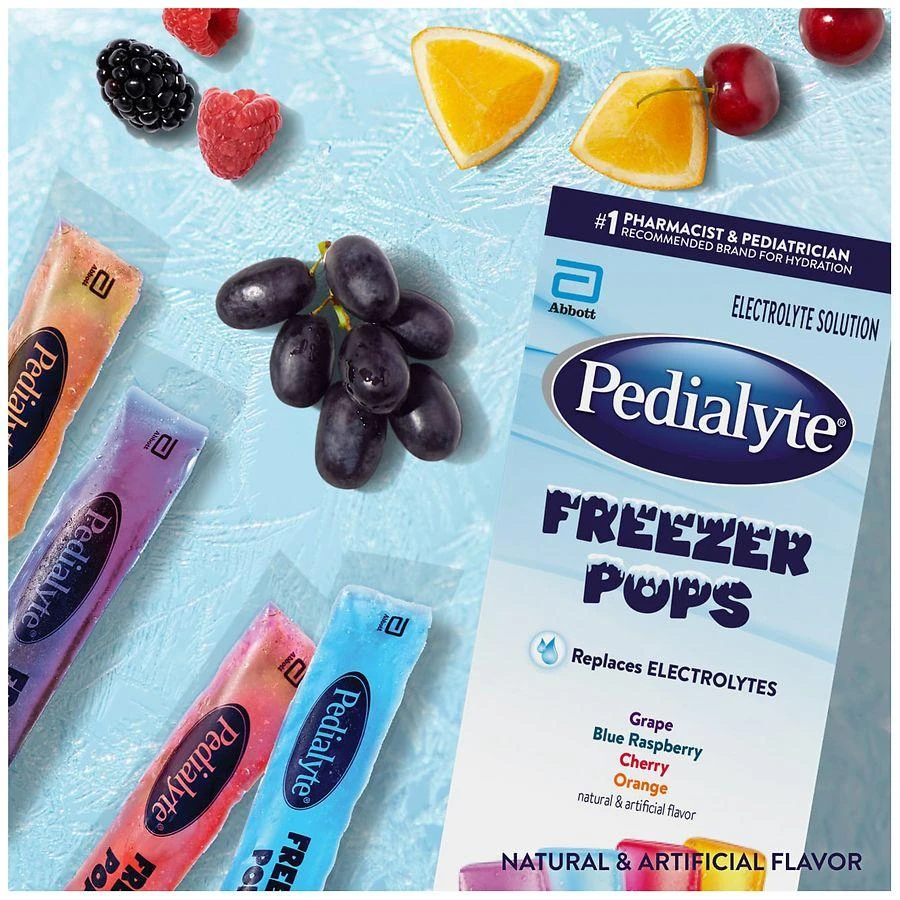 Pedialyte Electrolyte Solution Freezer Pops Variety Pack 2