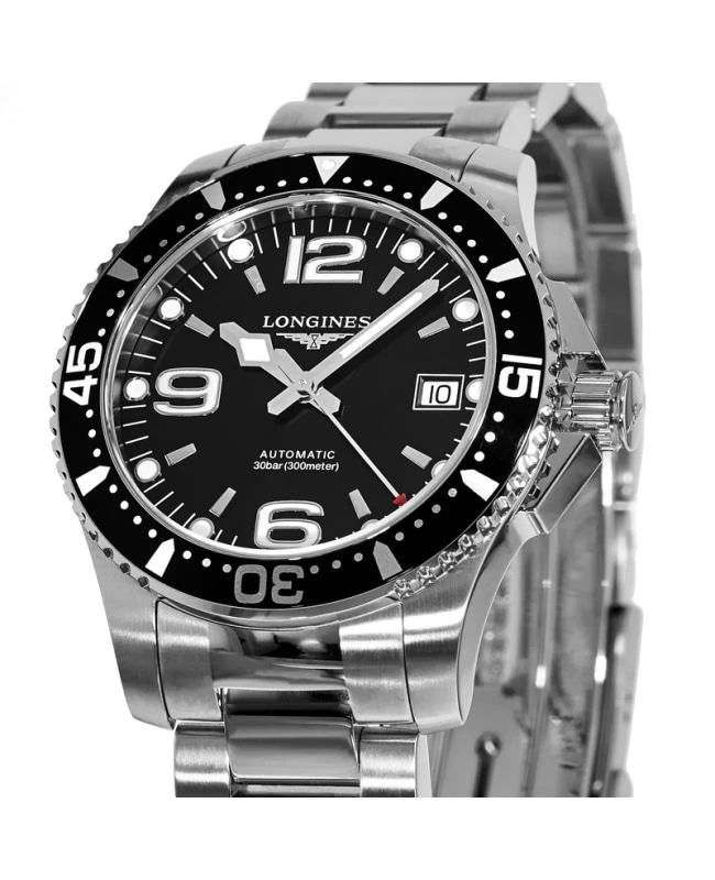 Longines Longines HydroConquest Automatic 39mm Black Dial Steel Men's Watch L3.741.4.56.6 2