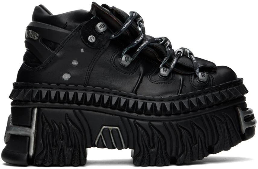 Vetements Black New Rock Edition Platform Sneakers 1