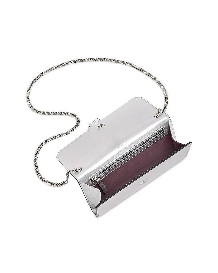 Jimmy Choo Madeline Embellished Buckle Leather Wallet On Chain 3
