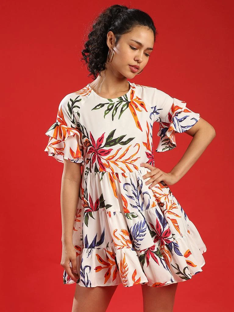 Campus Sutra Women Floral Stylish Casual Dresses 1
