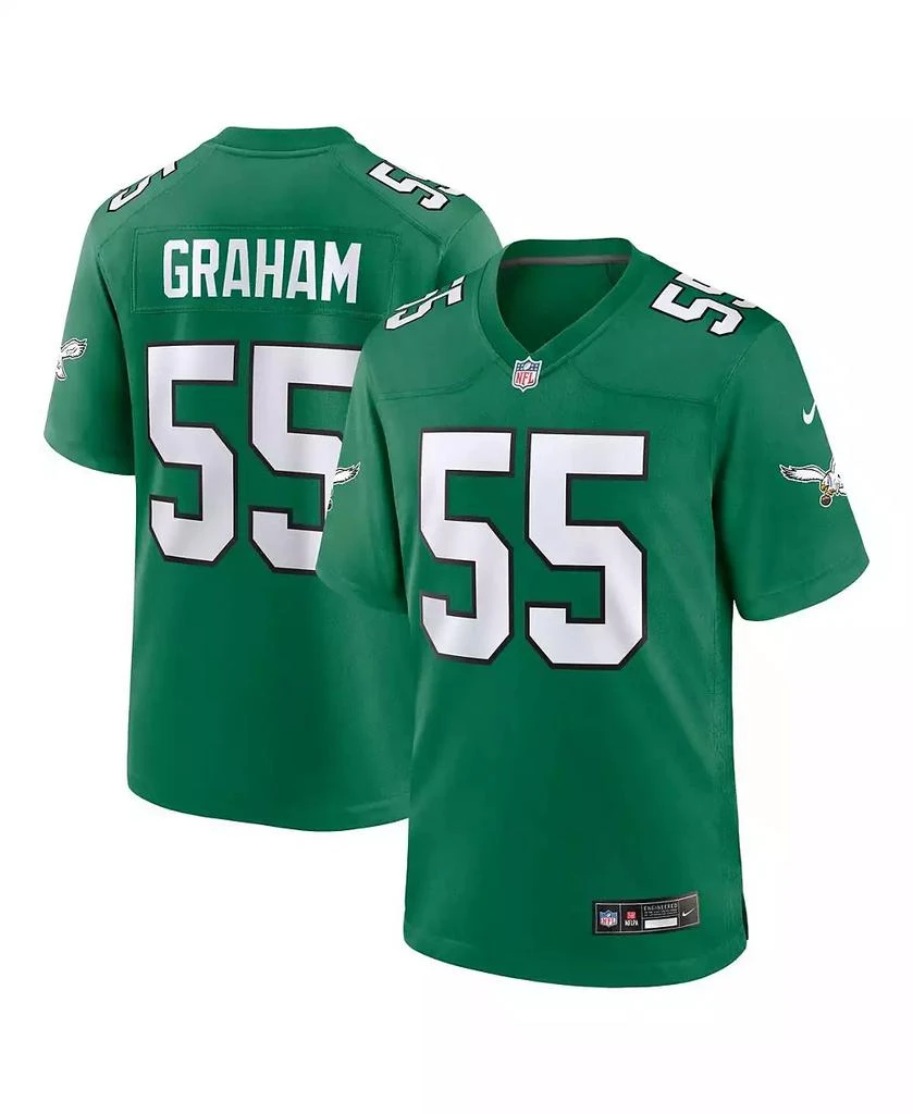 NIKE Men's Brandon Graham Kelly Green Philadelphia Eagles Alternate Game Jersey 1