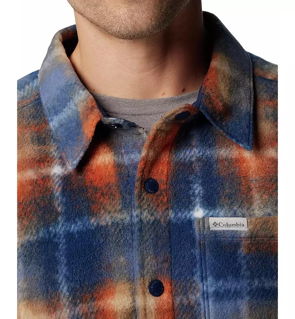 Columbia Men's Steens Mountain II Plaid Fleece Shirt Jacket 4