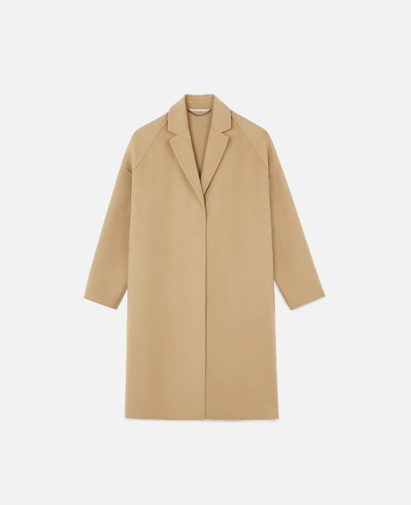 Stella McCartney Stella McCartney - Bilpin Coat, Woman, Camel, Size: 36 1