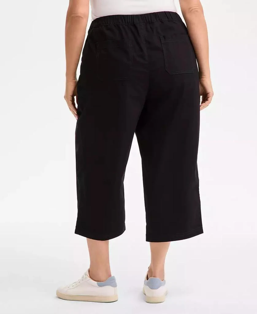 Style & Co Plus Size Pull-On Cropped Pants, Exclusively at Macy's 2