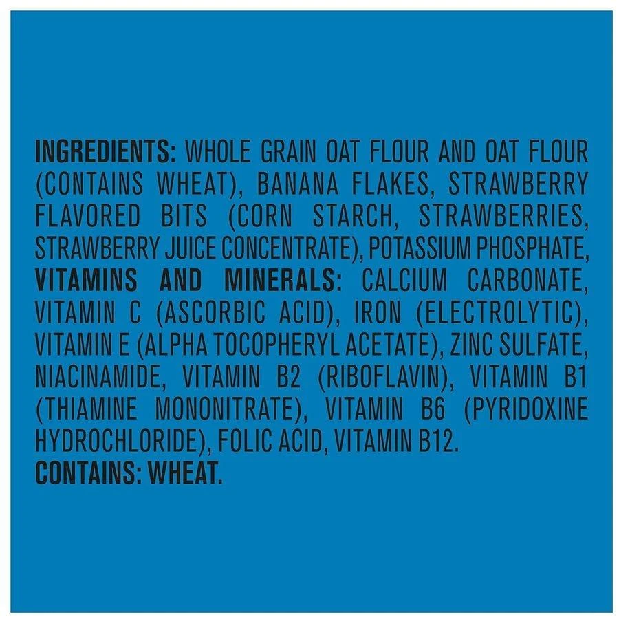 Gerber 3rd Foods Cereal Grain and Grow Lil' Bits Baby Cereal Banana Strawberry Oatmeal 3