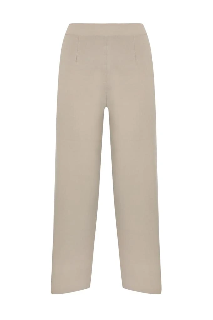 Max Mara Cropped Trousers In Viscose Crepe 1