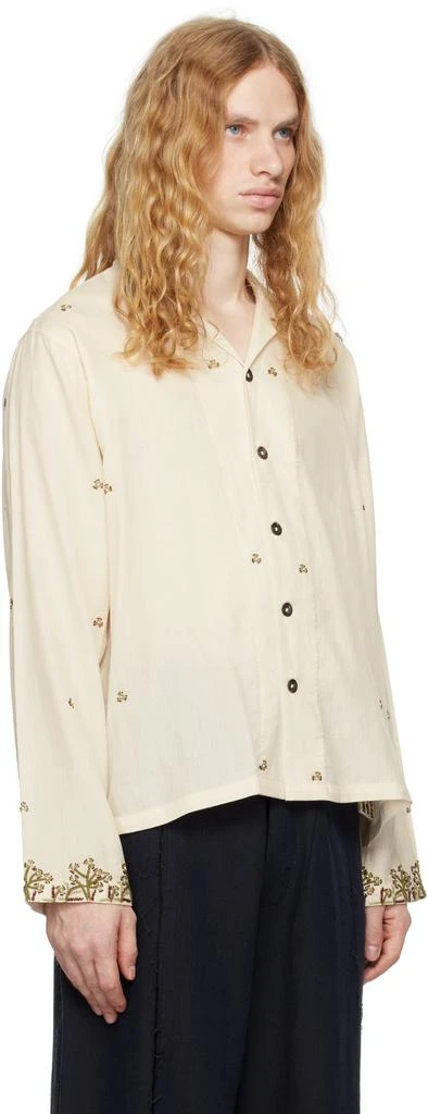 Kartik Research Off-White Baracuta Edition Handloom Shirt 2