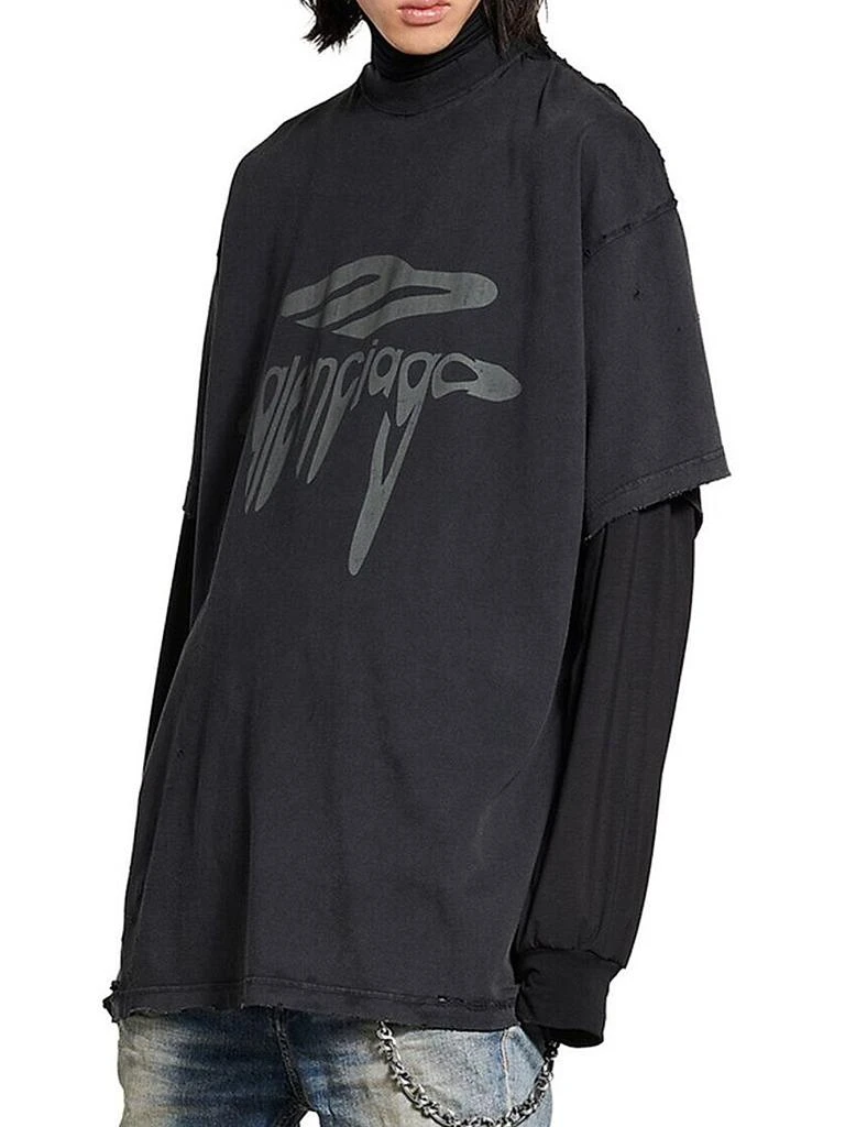 Balenciaga 3B Liquefied T-Shirt Oversized 6