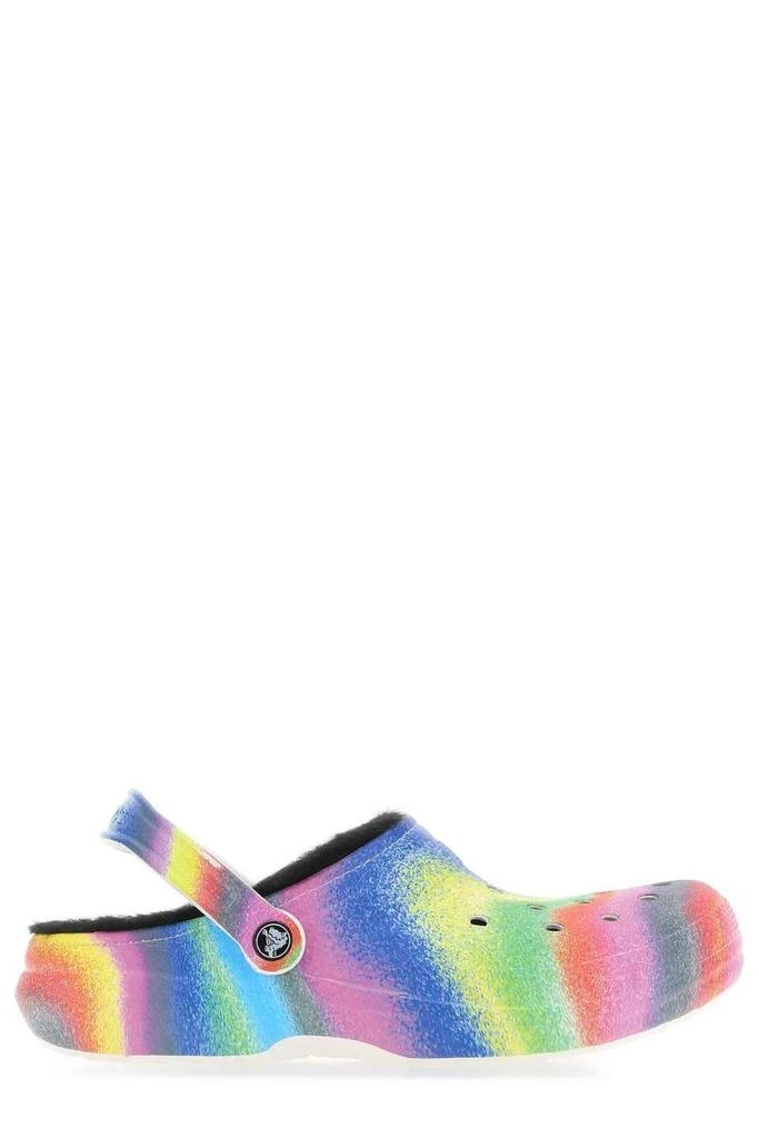 Crocs Crocs Rainbow Printed Cut-Out Detailed Clogs 1