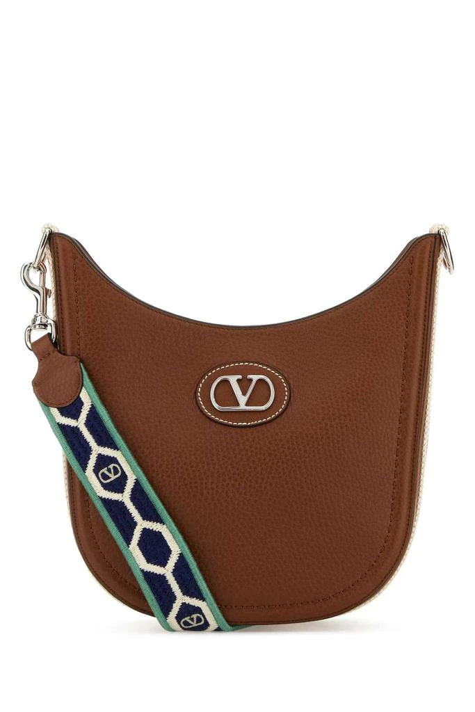Valentino Caramel Leather Vlogo Signature Shoulder Bag 1