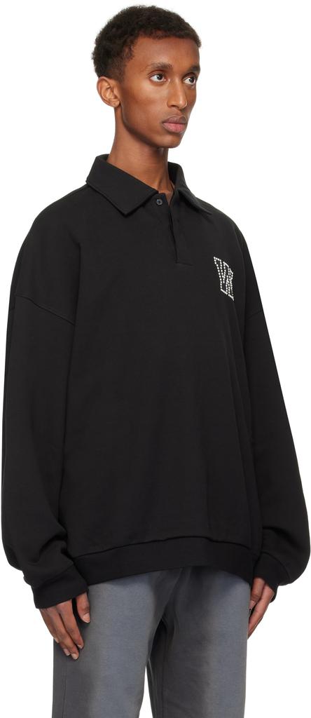 We11done Black Pearl Logo Polo