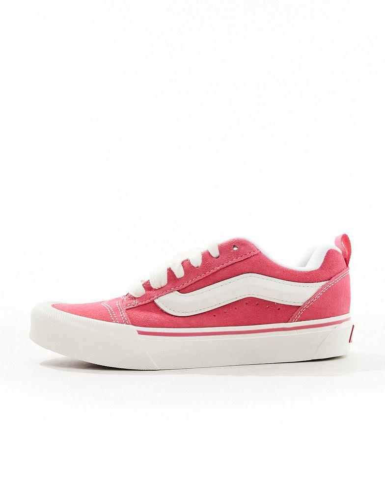 Vans Vans Knu Skool trainers in pink and white