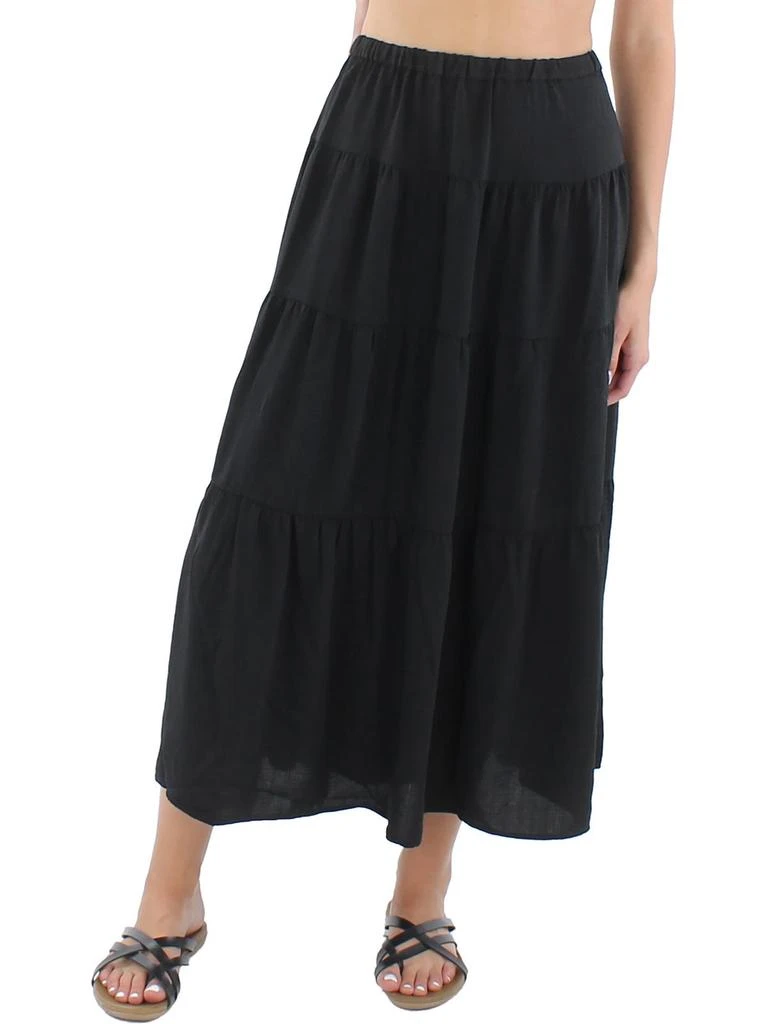 Riley & Rae Womens Tiered Long Maxi Skirt 2