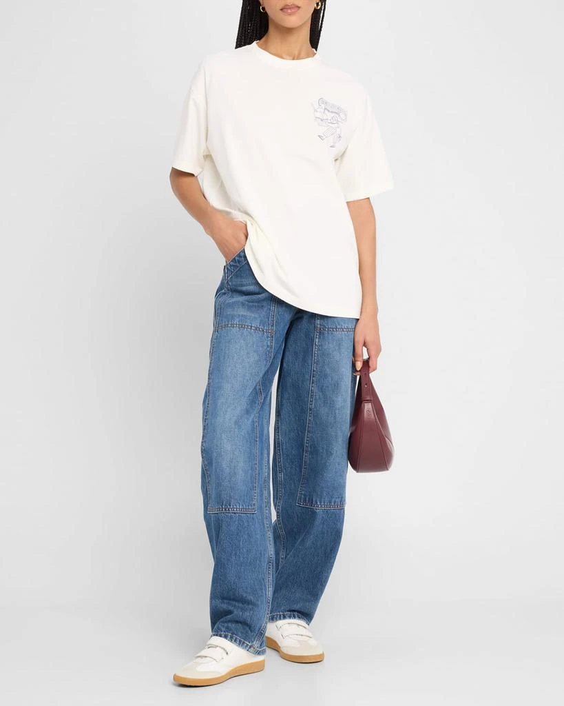 Damson Madder Gelati Girl Crewneck Boyfriend Tee 2