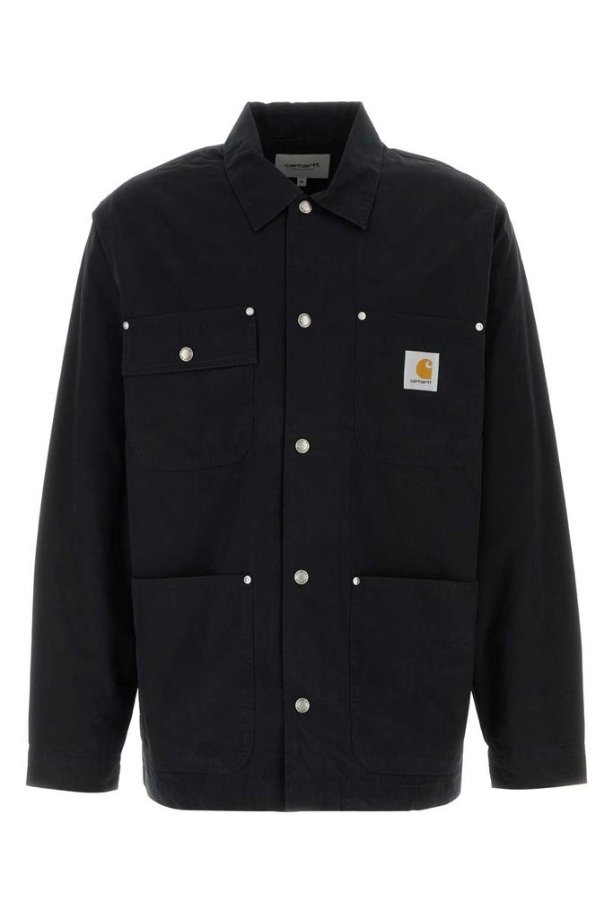 Carhartt Black Cotton Notus Coach Jacket