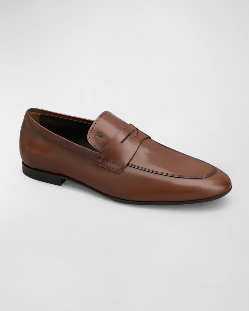 Tod's Men's Smooth Leather Penny Loafers 4